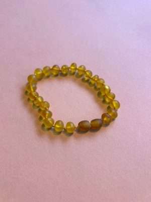 Barnsteen Armband - Volwassenen, Citroen Ruw