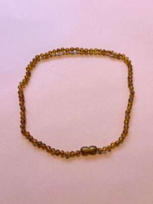 Barnsteen Ketting - Cognag Ruw, Kind