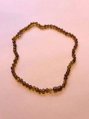 Barnsteen Ketting - Cognac, Volwassenen