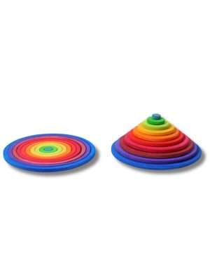 Grimm's Houten cirkels en ringen Regenboog